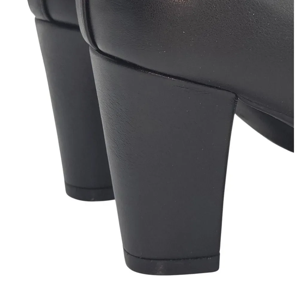 Aerosoles‎ Women's Cinnamon Heeled Tailored Booties Black Size 9.5 Ankle Boots